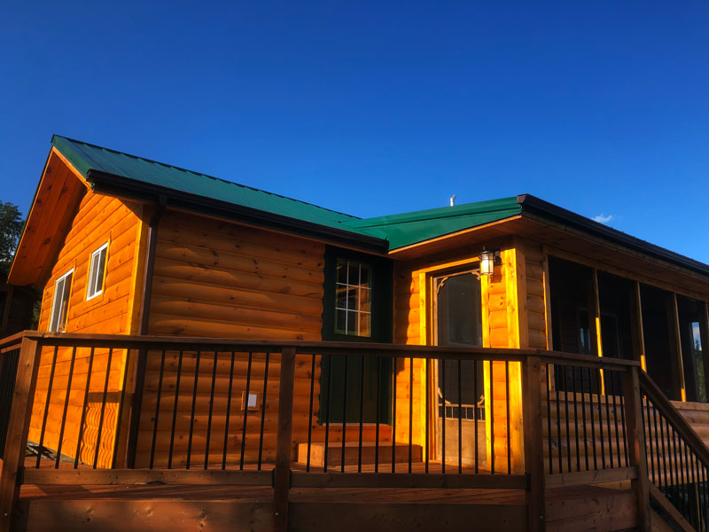 Fishing Cabin Kitchen in Ontario Canada