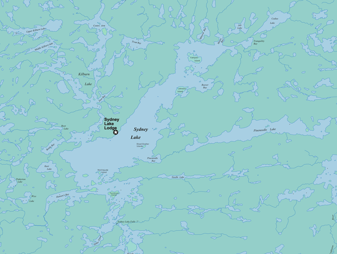 Sydney Lake Map